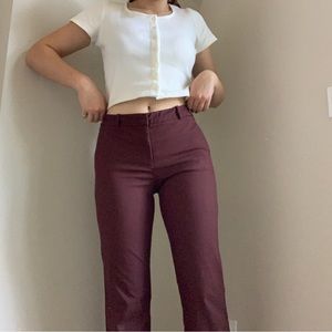 Kit and ace burgundy pants